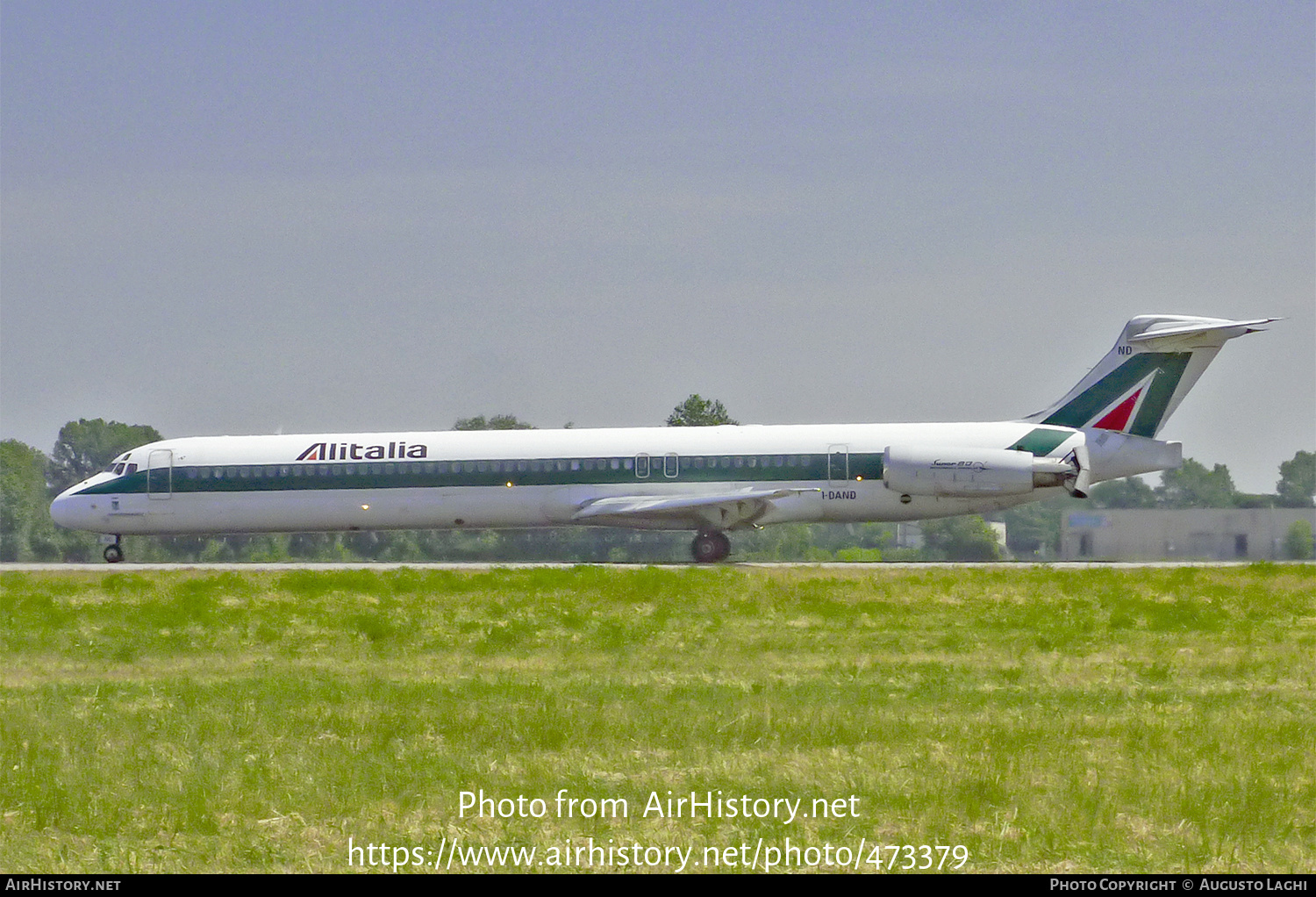 Aircraft Photo of I-DAND | McDonnell Douglas MD-82 (DC-9-82) | Alitalia | AirHistory.net #473379