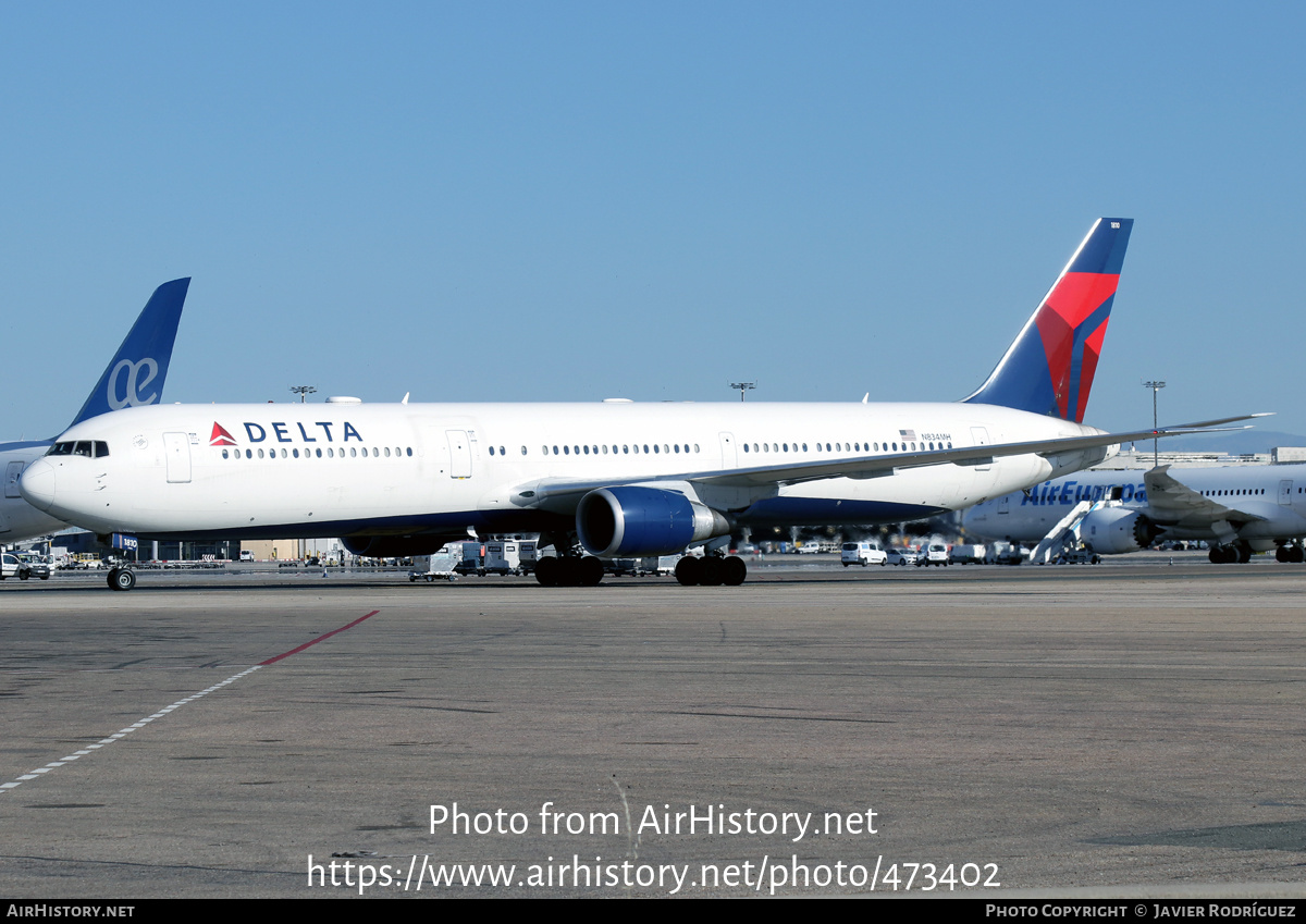 Aircraft Photo of N834MH | Boeing 767-432/ER | Delta Air Lines ...