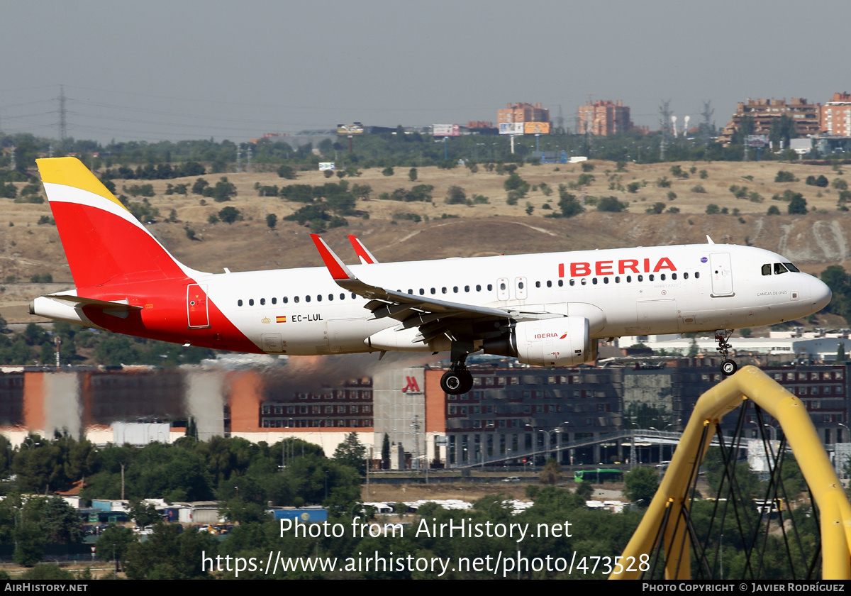 Aircraft Photo of EC-LUL | Airbus A320-216 | Iberia | AirHistory.net #473528