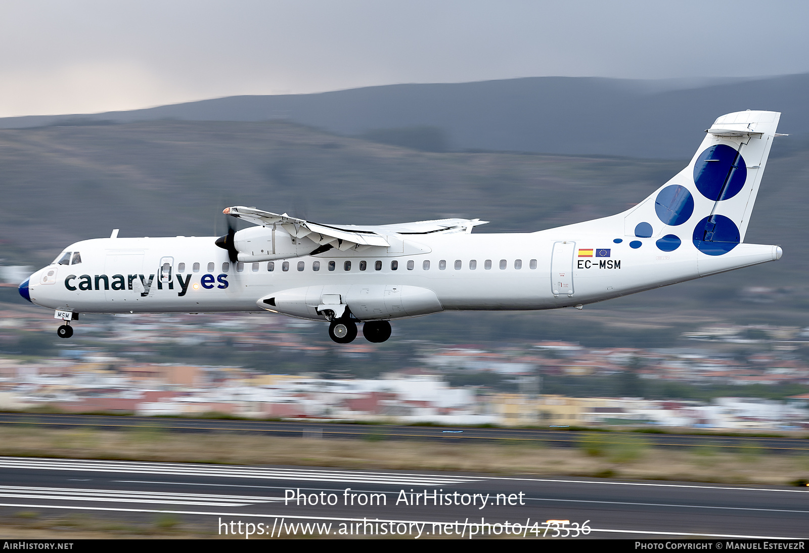 Aircraft Photo of EC-MSM | ATR ATR-72-500 (ATR-72-212A) | Canaryfly | AirHistory.net #473536