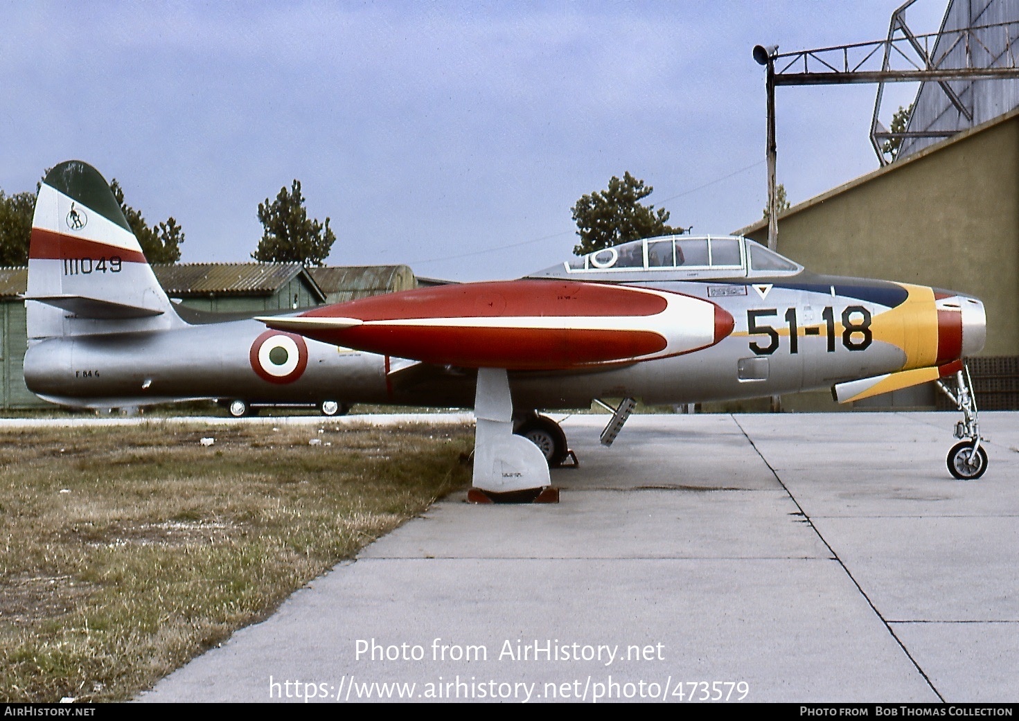 Aircraft Photo of MM51-11049 / 111049 | Republic F-84G Thunderjet | Italy - Air Force | AirHistory.net #473579