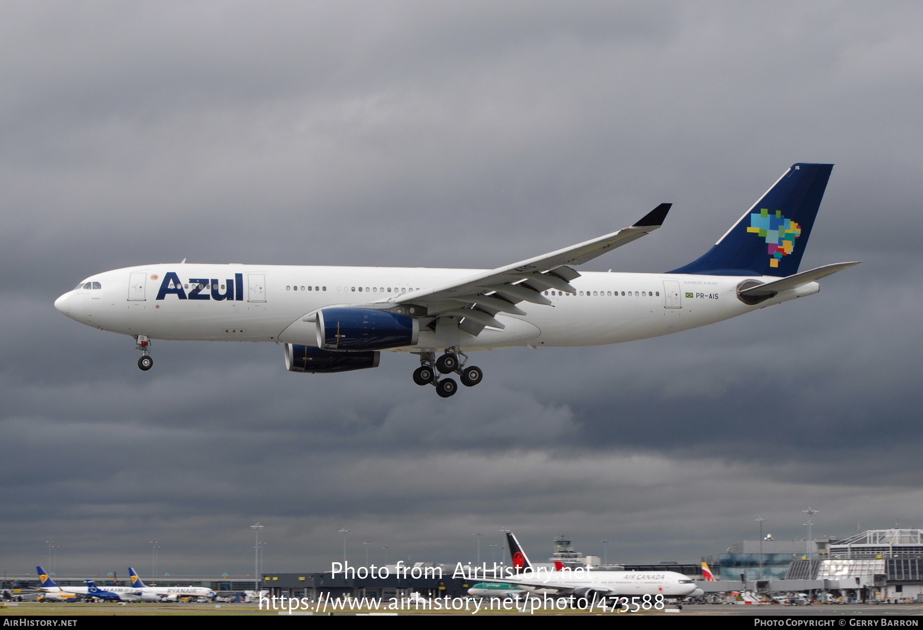 Aircraft Photo of PR-AIS | Airbus A330-243 | Azul Linhas Aéreas Brasileiras | AirHistory.net #473588