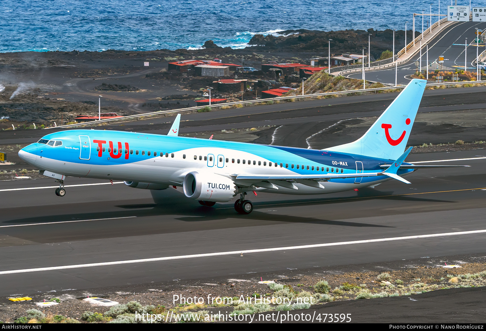 Aircraft Photo of OO-MAX | Boeing 737-8 Max 8 | TUI | AirHistory.net #473595