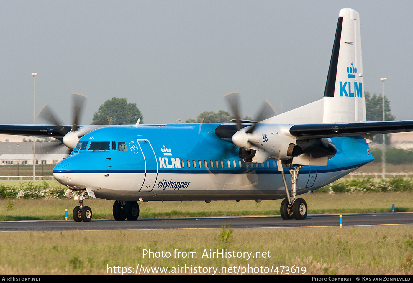 Aircraft Photo of PH-KXH | Fokker 50 | KLM Cityhopper | AirHistory.net #473619