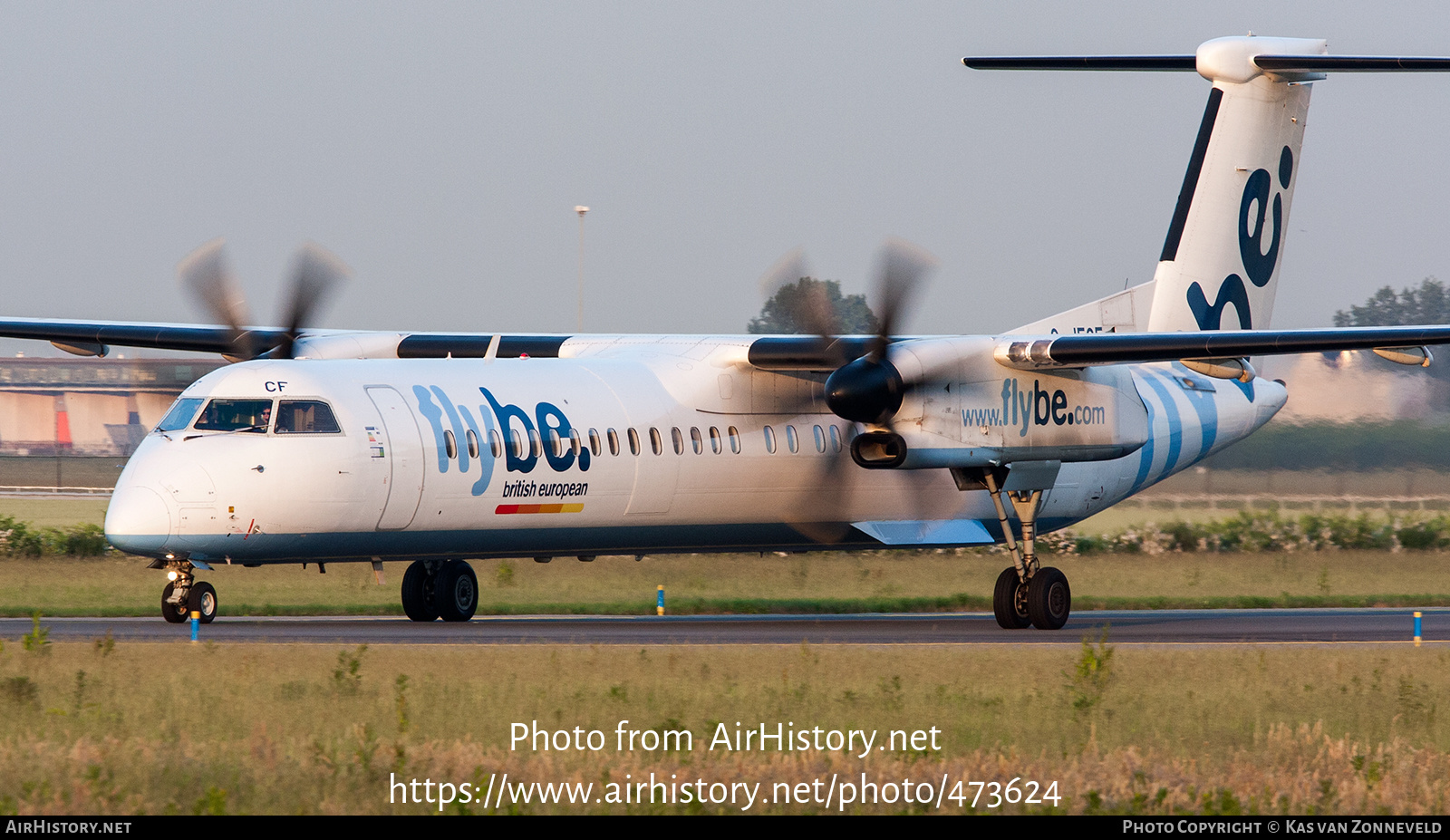 Aircraft Photo of G-JECF | Bombardier DHC-8-402 Dash 8 | Flybe - British European | AirHistory.net #473624