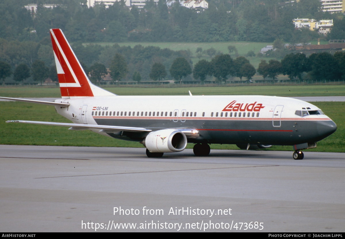 Aircraft Photo of OE-LNI | Boeing 737-4Z9 | Lauda Air | AirHistory.net #473685