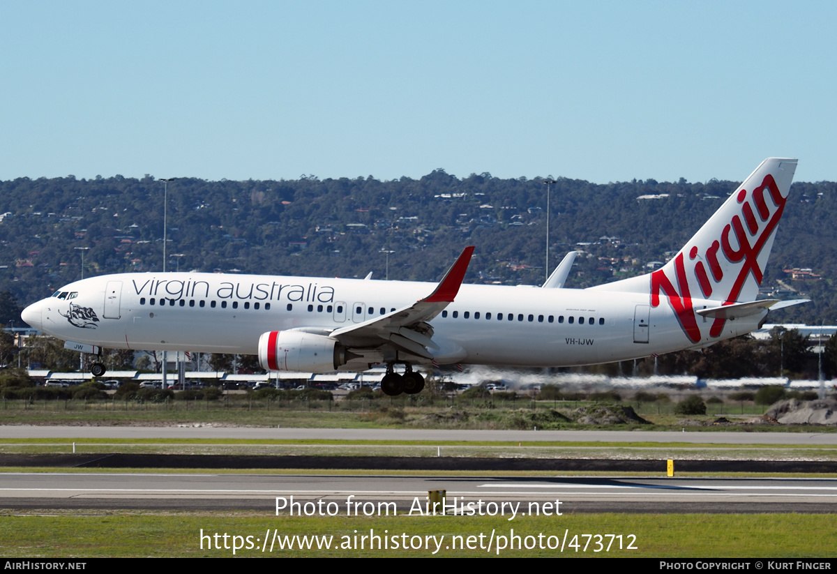 Aircraft Photo of VH-IJW | Boeing 737-8SA | Virgin Australia Airlines | AirHistory.net #473712