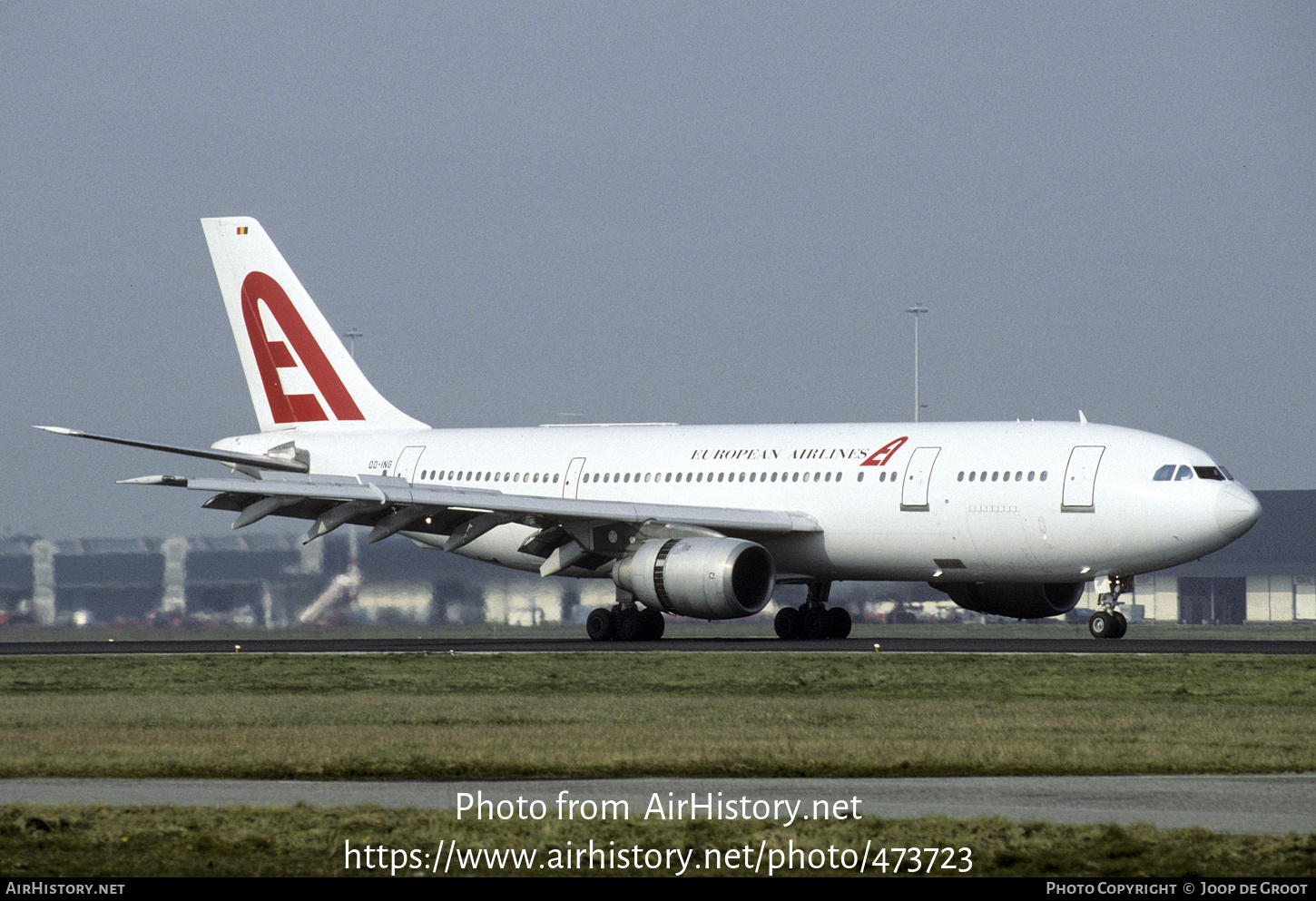 Aircraft Photo of OO-ING | Airbus A300B4-103 | European Airlines | AirHistory.net #473723