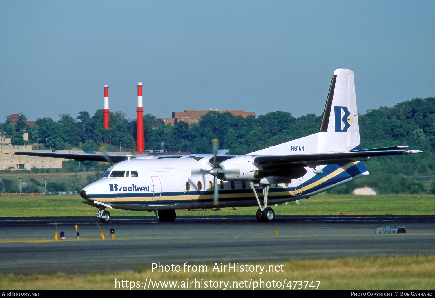 Aircraft Photo of N61AN | Fokker F27-600 Friendship | Brockway Air | AirHistory.net #473747