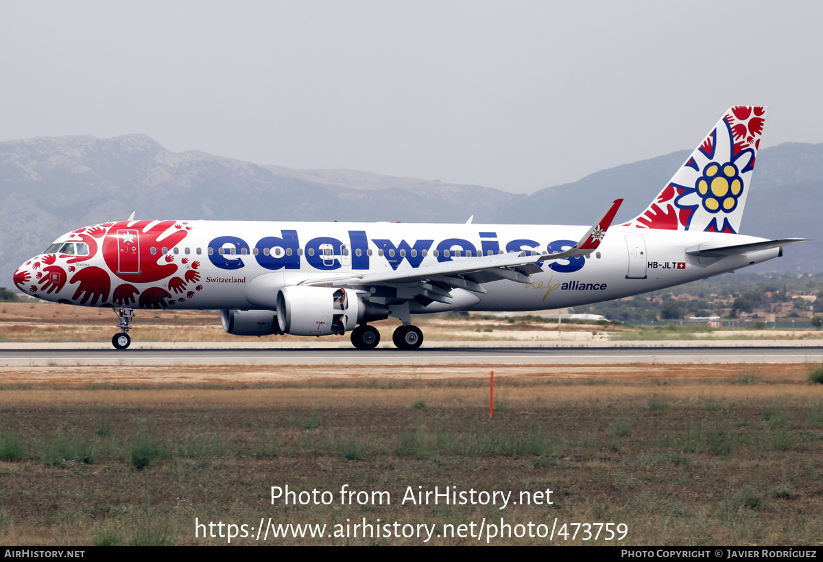 Aircraft Photo of HB-JLT | Airbus A320-214 | Edelweiss Air | AirHistory.net #473759