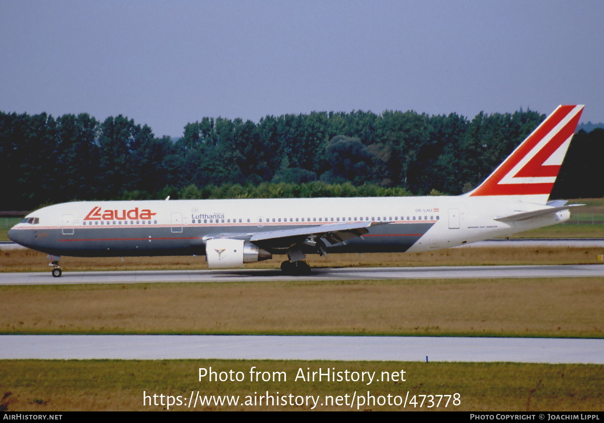 Aircraft Photo of OE-LAU | Boeing 767-3Z9/ER | Lauda Air | AirHistory.net #473778