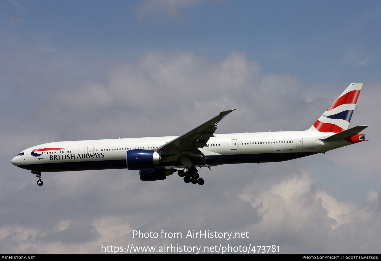 Aircraft Photo of G-STBF | Boeing 777-336/ER | British Airways | AirHistory.net #473781