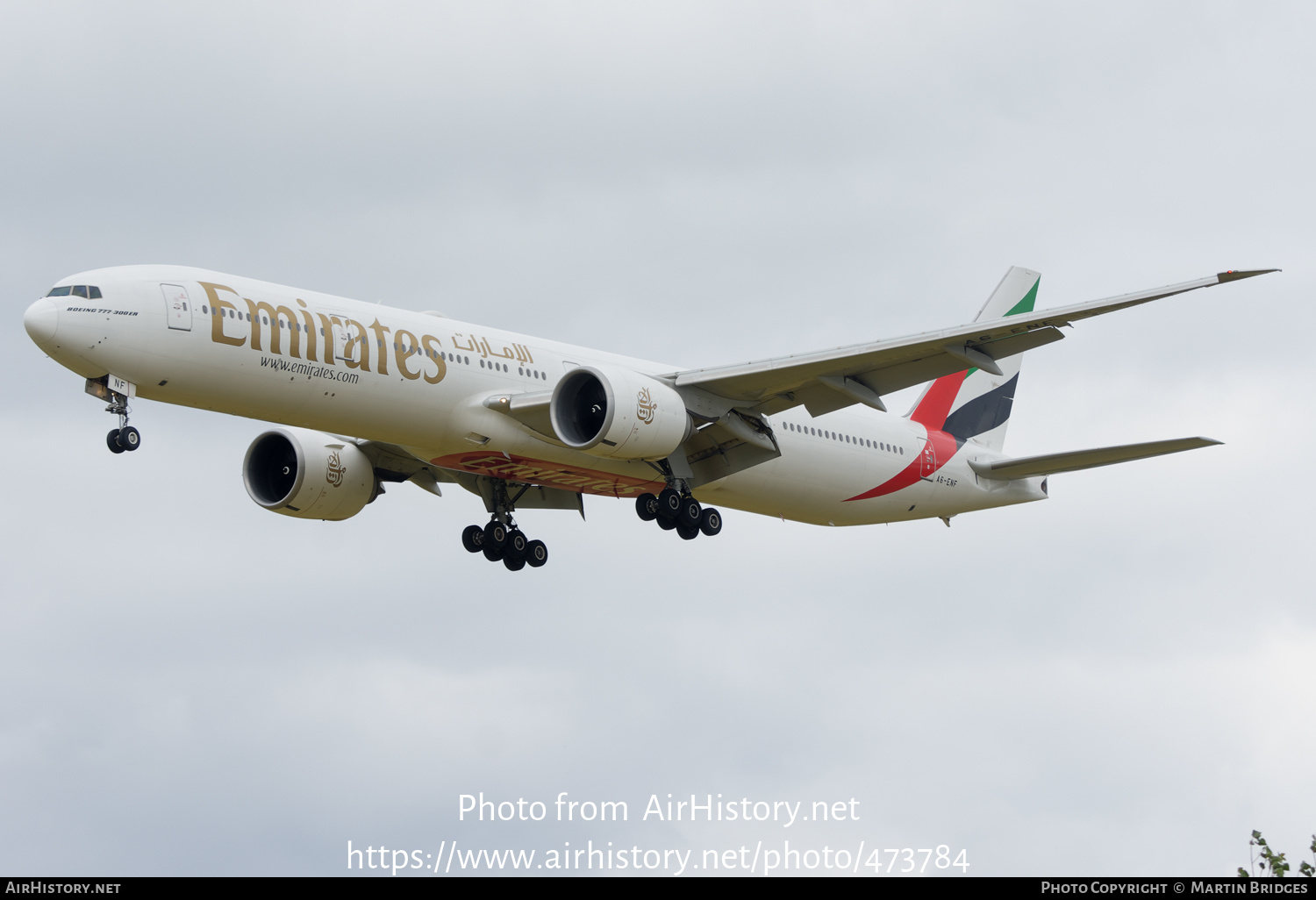 Aircraft Photo of A6-ENF | Boeing 777-31H/ER | Emirates | AirHistory.net #473784