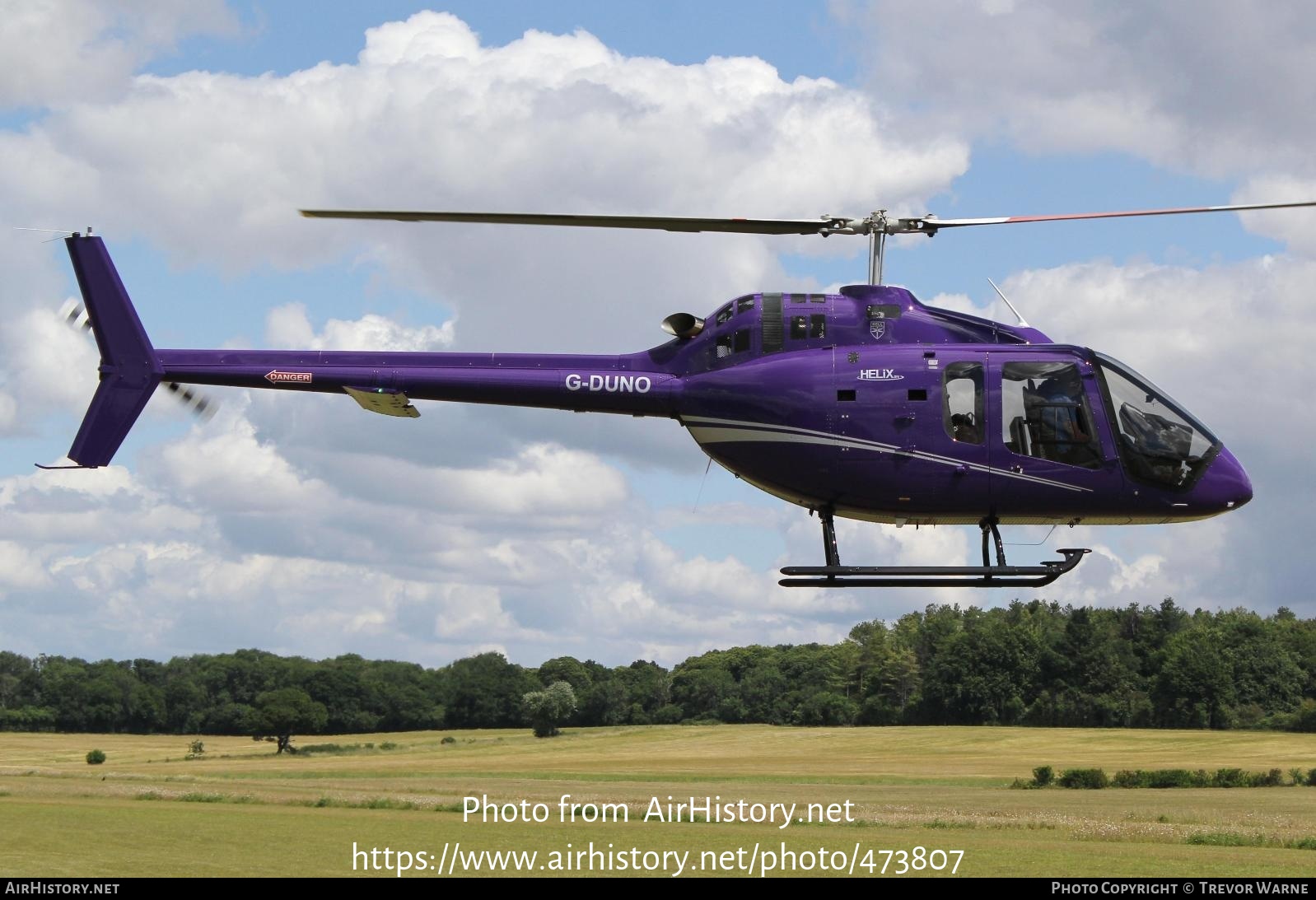 Aircraft Photo of G-DUNO | Bell 505 JetRanger X | AirHistory.net #473807