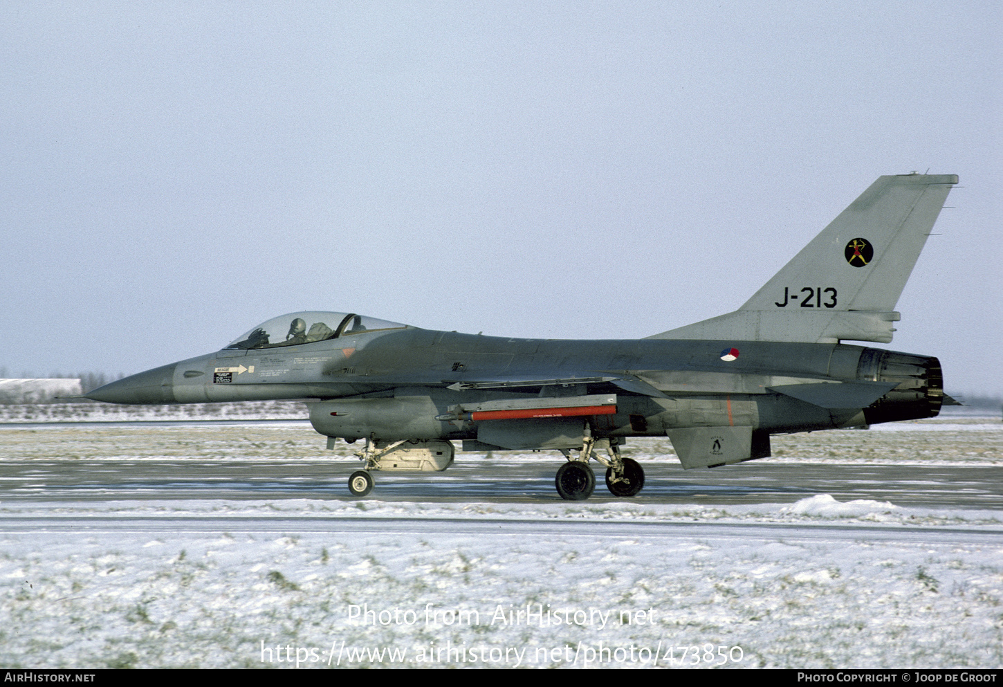 Aircraft Photo of J-213 | General Dynamics F-16A Fighting Falcon | Netherlands - Air Force | AirHistory.net #473850