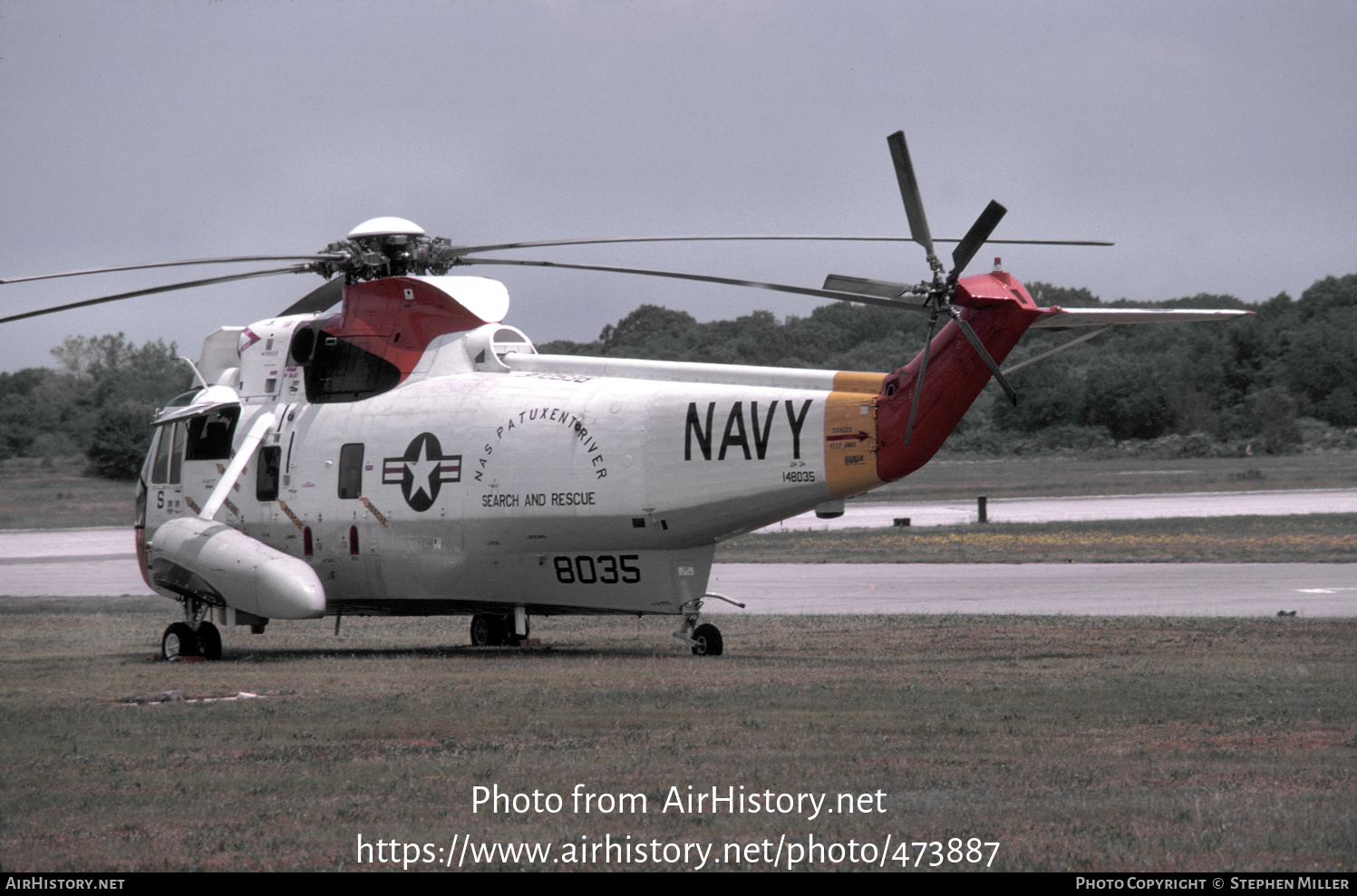 Aircraft Photo of 148035 / 8035 | Sikorsky UH-3H Sea King (S-61B) | USA - Navy | AirHistory.net #473887