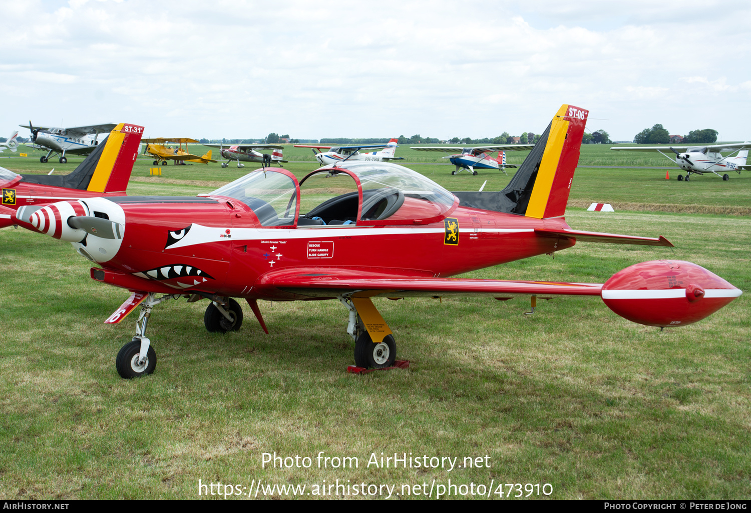 Aircraft Photo of ST-06 | SIAI-Marchetti SF-260M | Belgium - Air Force | AirHistory.net #473910