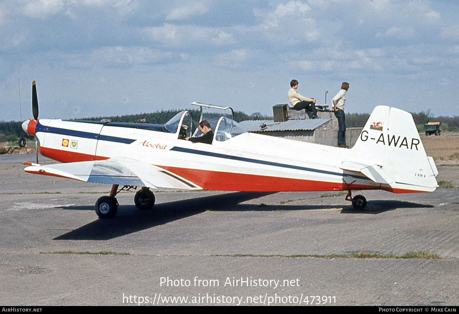 Aircraft Photo of G-AWAR | Zlin Z-526A Akrobat | AirHistory.net #473911