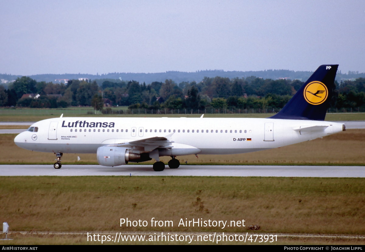 Aircraft Photo of D-AIPP | Airbus A320-211 | Lufthansa | AirHistory.net #473931