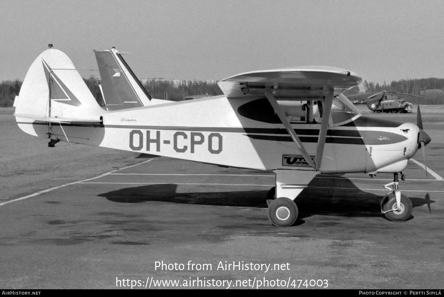 Aircraft Photo of OH-CPO | Piper PA-22-108 Colt | Utin Lentopalvelu | AirHistory.net #474003