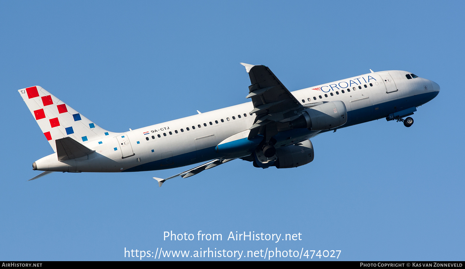 Aircraft Photo of 9A-CTJ | Airbus A320-214 | Croatia Airlines | AirHistory.net #474027