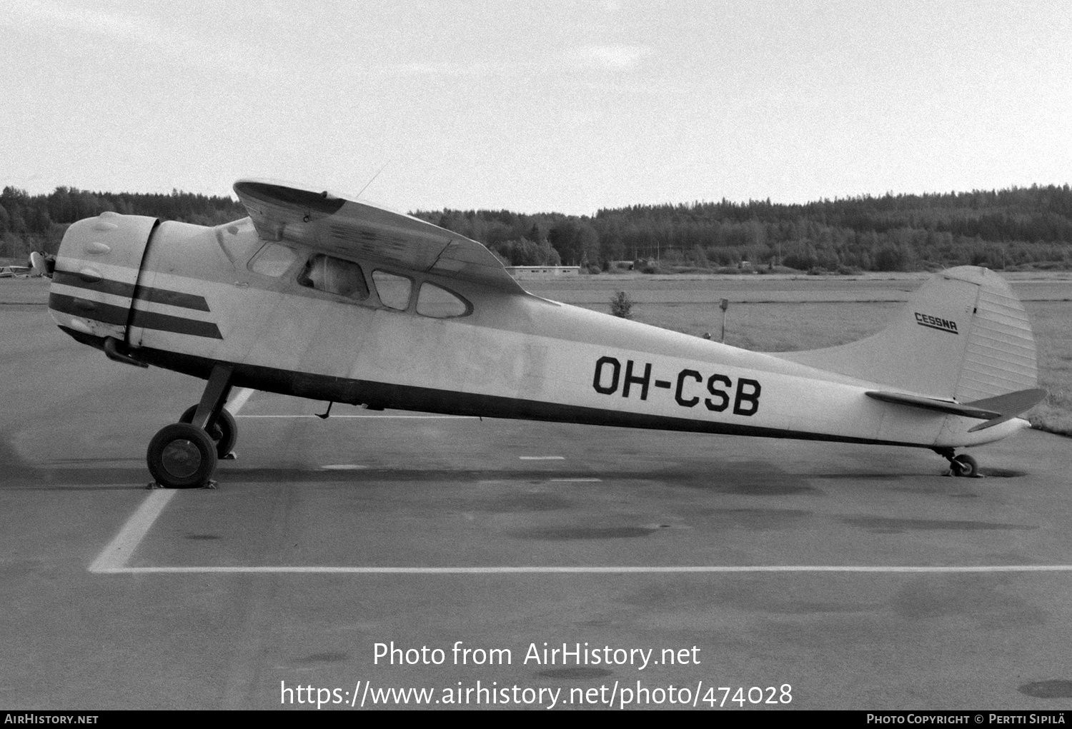 Aircraft Photo of OH-CSB | Cessna 195B | AirHistory.net #474028