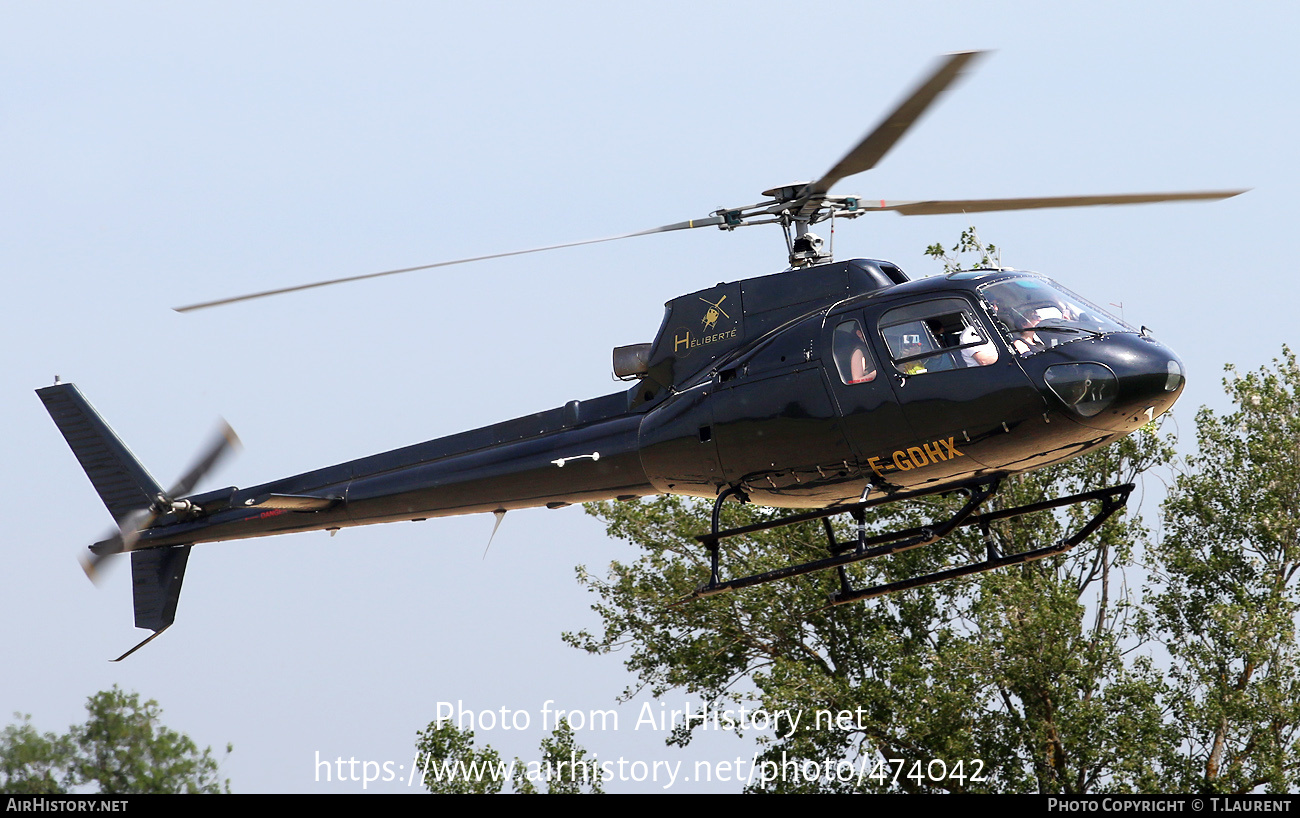 Aircraft Photo of F-GDHX | Aerospatiale AS-350BA Ecureuil | Heliberté | AirHistory.net #474042