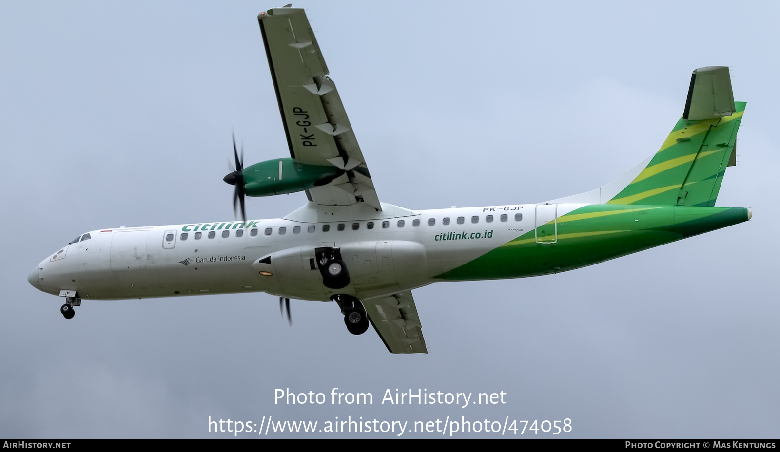 Aircraft Photo of PK-GJP | ATR ATR-72-600 (ATR-72-212A) | Citilink | AirHistory.net #474058