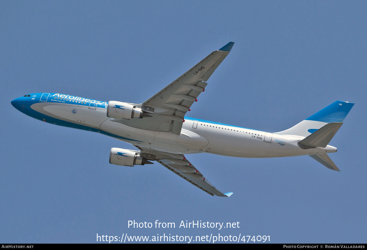 Aircraft Photo of LV-GHQ | Airbus A330-202 | AirHistory.net #474091