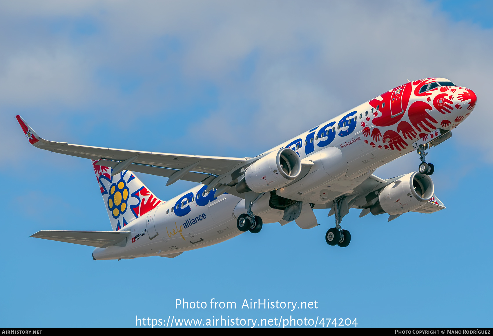 Aircraft Photo of HB-JLT | Airbus A320-214 | Edelweiss Air | AirHistory.net #474204