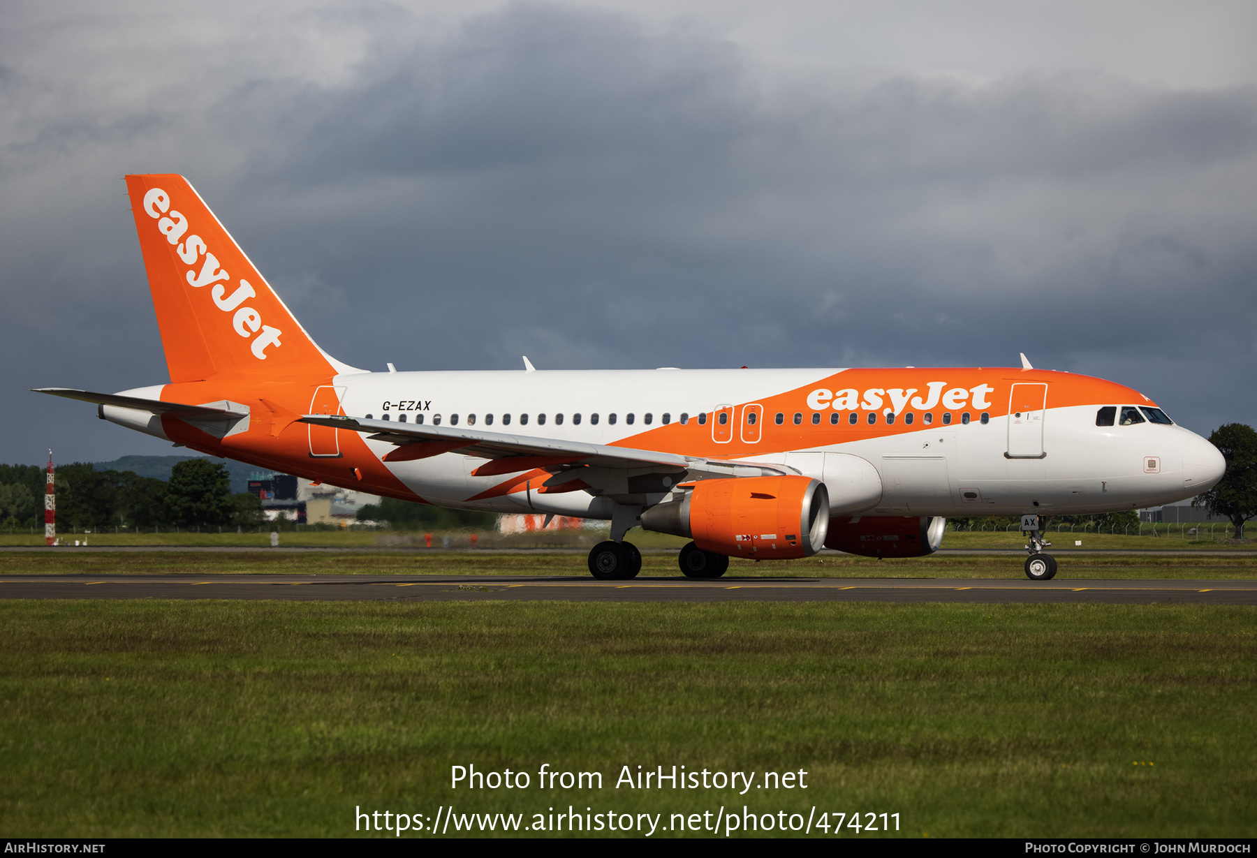 Aircraft Photo of G-EZAX | Airbus A319-111 | EasyJet | AirHistory.net #474211