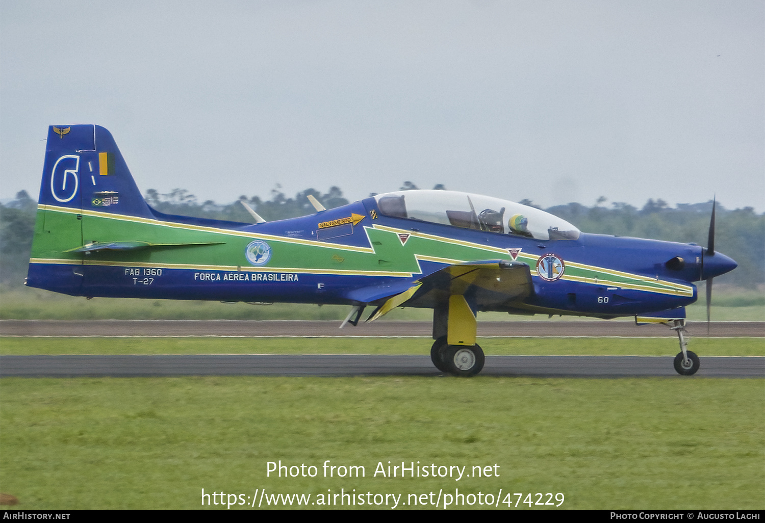 Aircraft Photo of 1360 | Embraer T-27 Tucano | Brazil - Air Force | AirHistory.net #474229