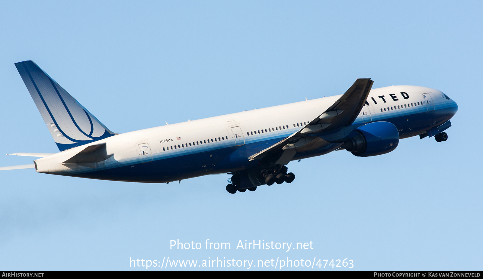 Aircraft Photo of N768UA | Boeing 777-222 | United Airlines ...