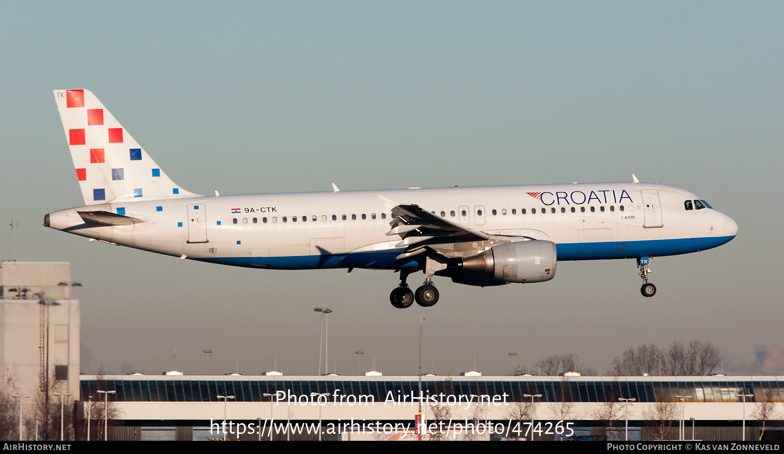 Aircraft Photo of 9A-CTK | Airbus A320-214 | Croatia Airlines | AirHistory.net #474265