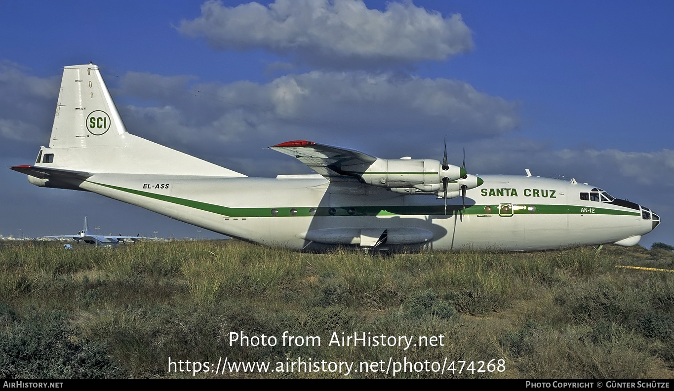 Aircraft Photo of EL-ASS | Antonov An-12BP | Santa Cruz Imperial - SCI | AirHistory.net #474268