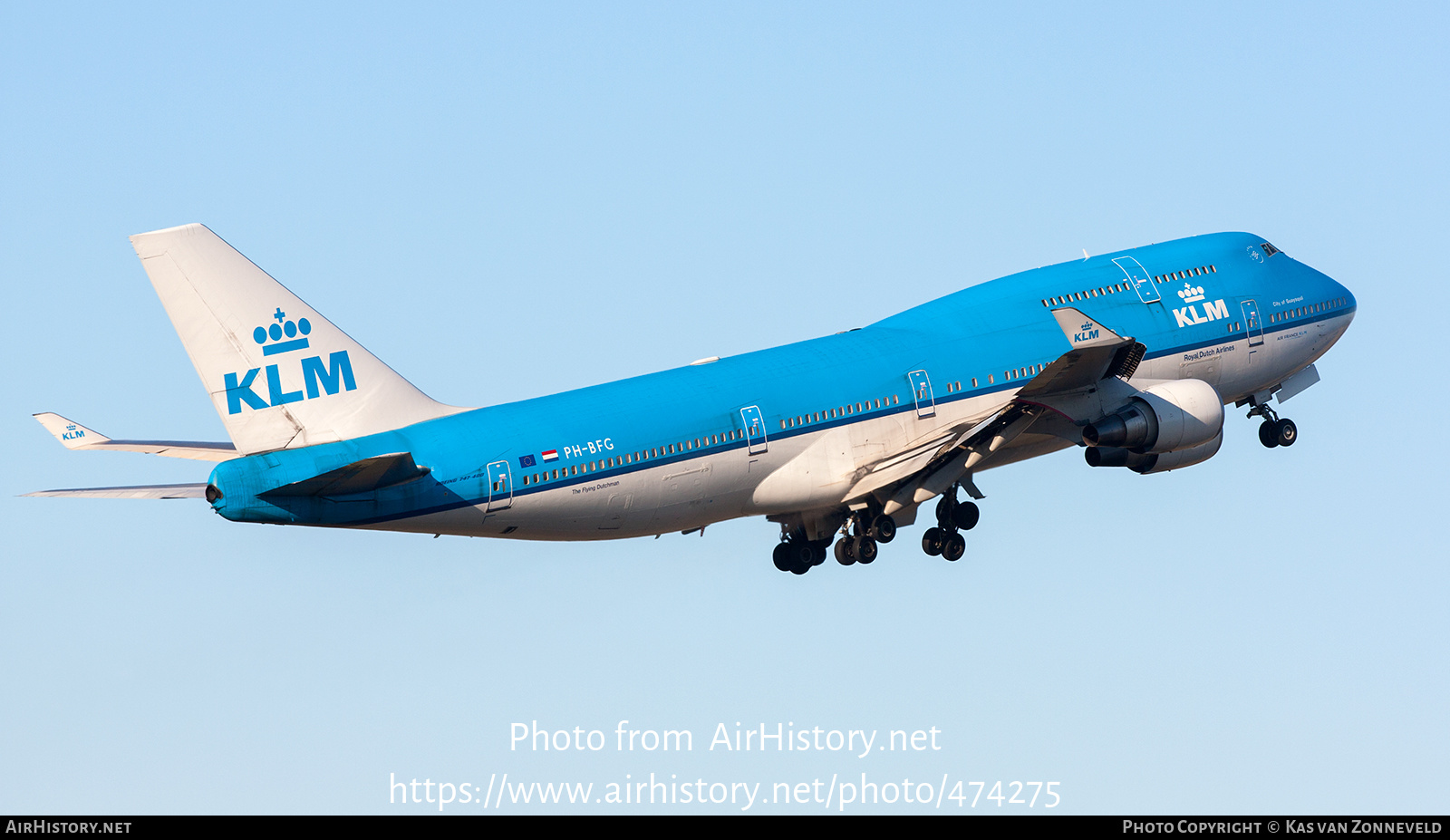 Aircraft Photo of PH-BFG | Boeing 747-406 | KLM - Royal Dutch Airlines | AirHistory.net #474275