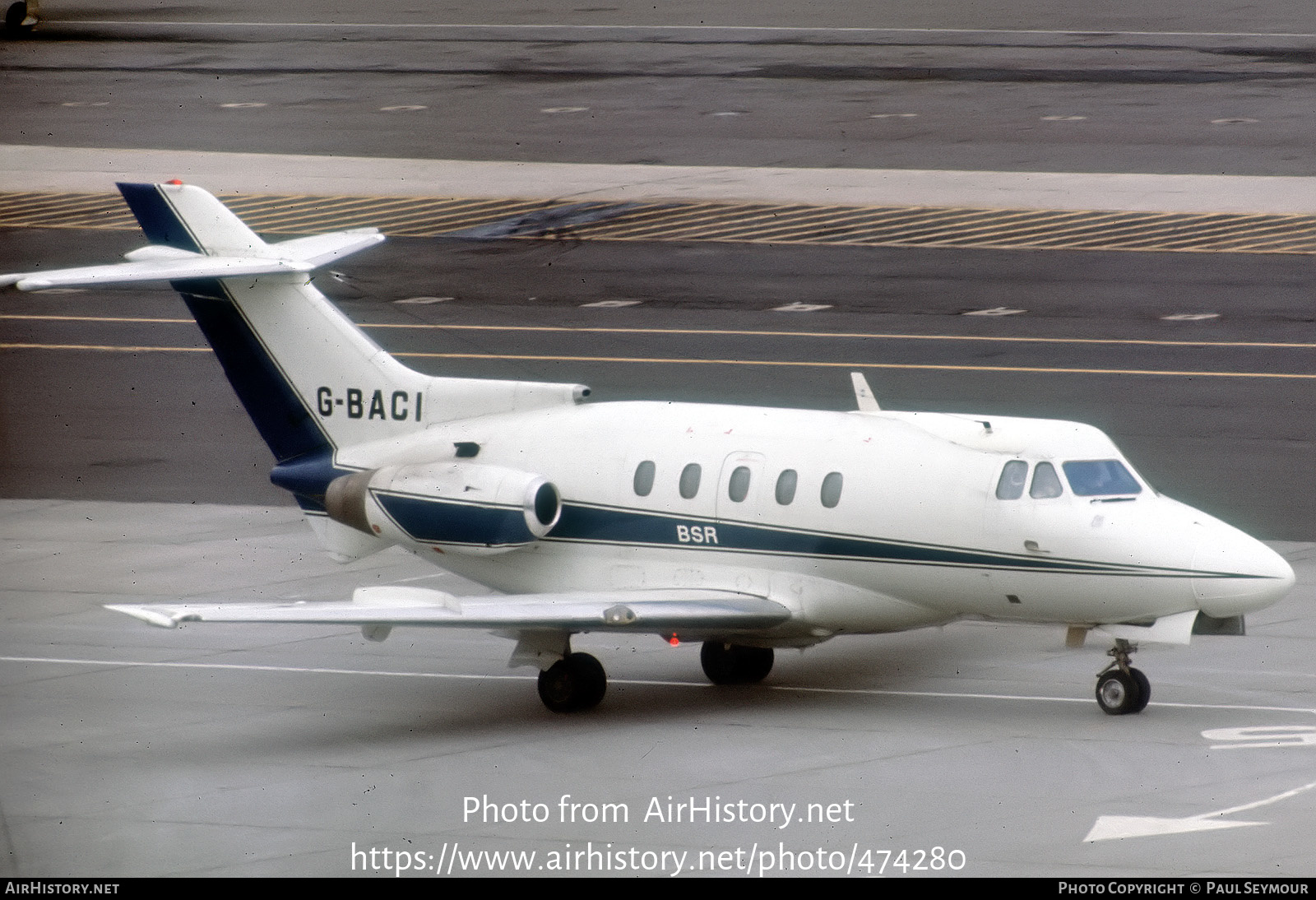 Aircraft Photo of G-BACI | Hawker Siddeley HS-125-403B | BSR - Birmingham Sound Reproducers | AirHistory.net #474280