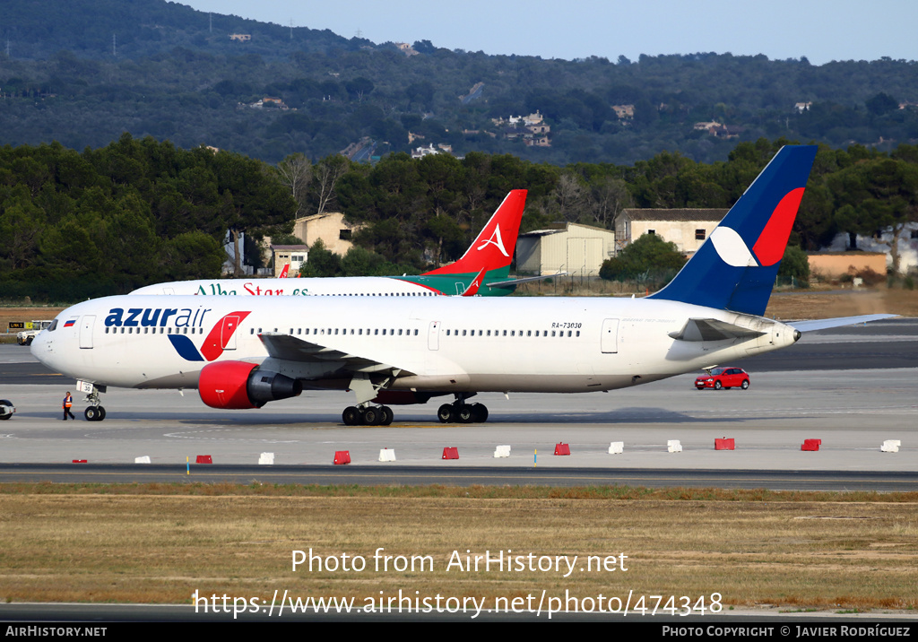 Aircraft Photo of RA-73030 | Boeing 767-3Q8/ER | Azur Air | AirHistory.net #474348