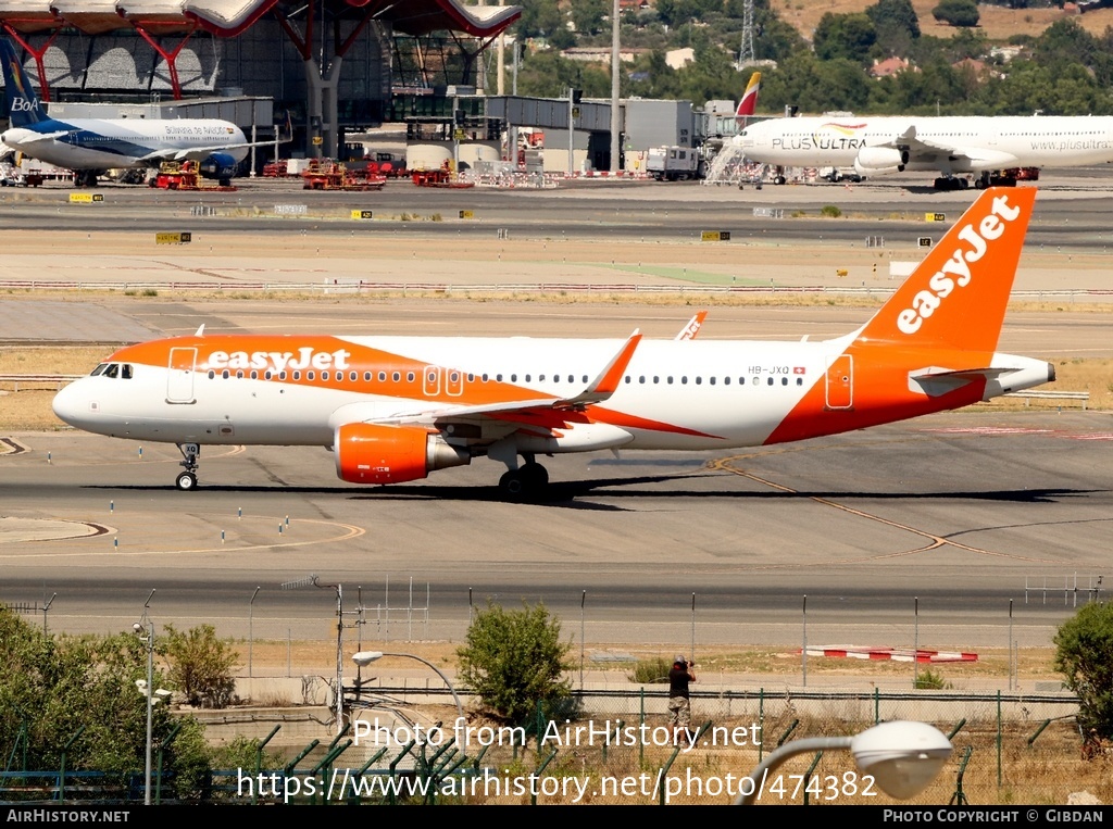 Aircraft Photo of HB-JXQ | Airbus A320-214 | EasyJet | AirHistory.net #474382