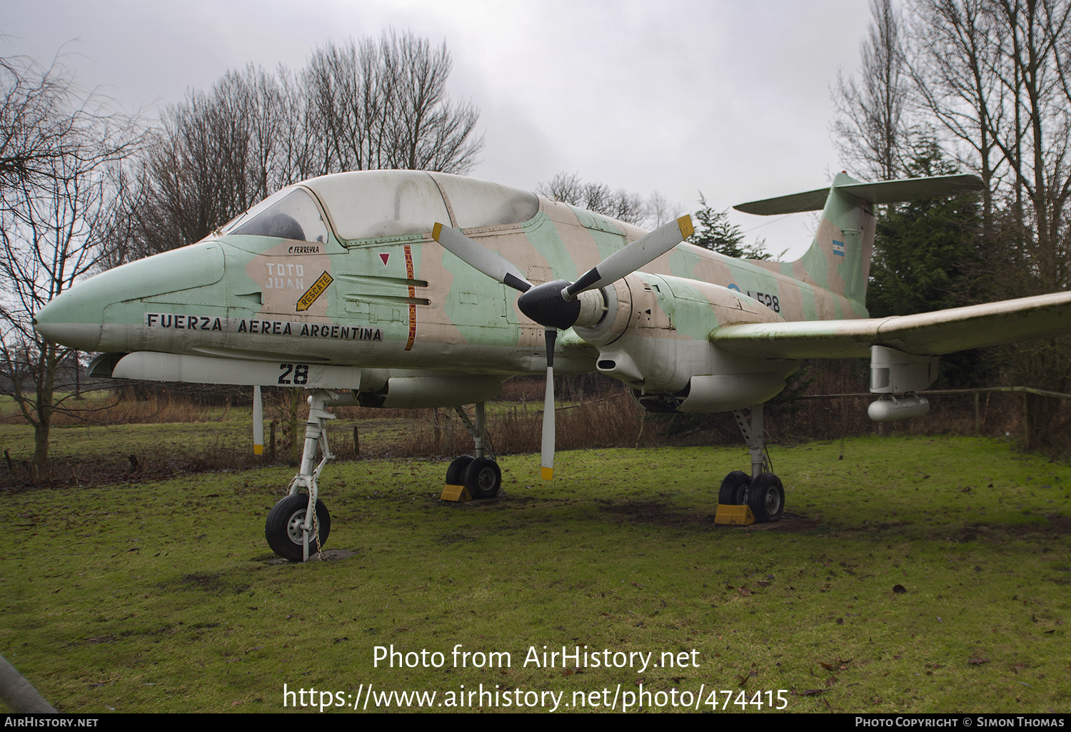 Aircraft Photo of A-528 | FMA IA-58A Pucara | Argentina - Air Force | AirHistory.net #474415