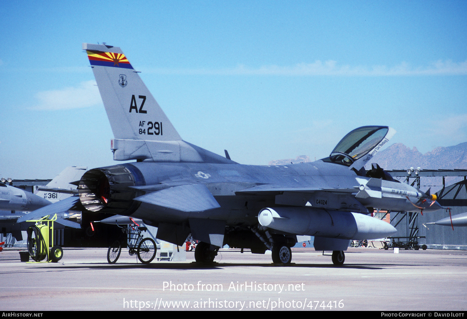 Aircraft Photo of 84-1291 / AF84-291 | General Dynamics F-16C Fighting Falcon | USA - Air Force | AirHistory.net #474416