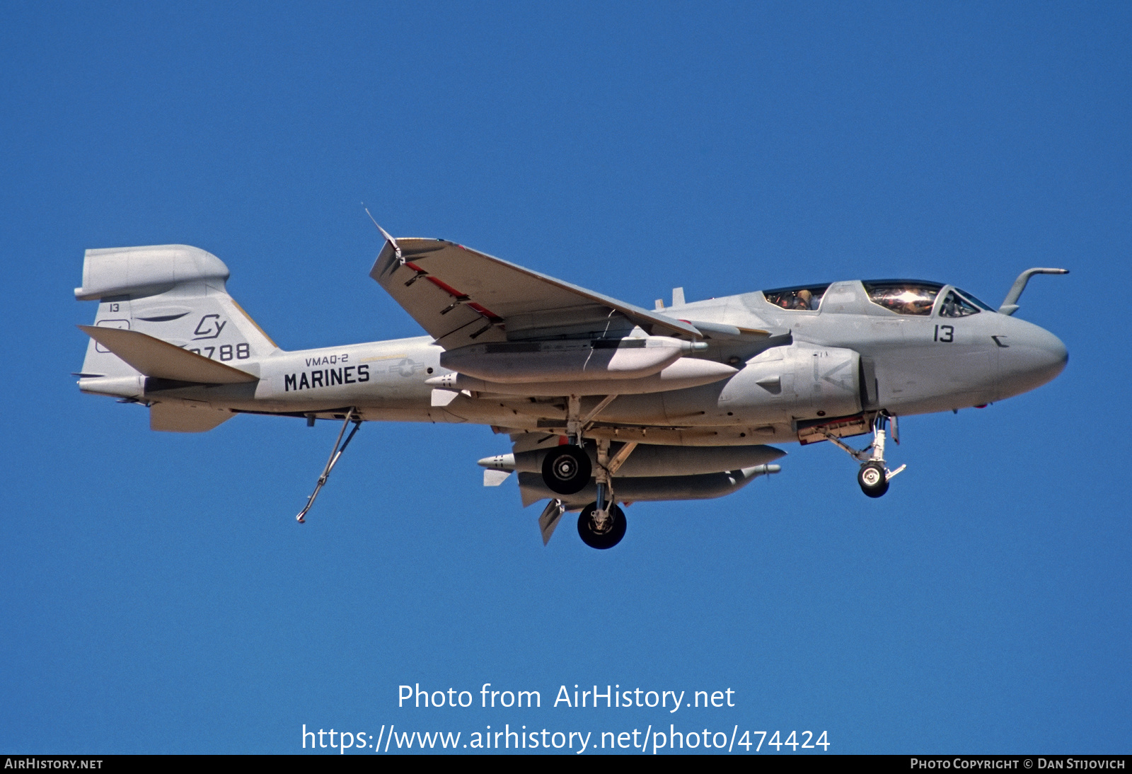 Aircraft Photo of 160788 | Grumman EA-6B Prowler (G-128) | USA - Marines | AirHistory.net #474424