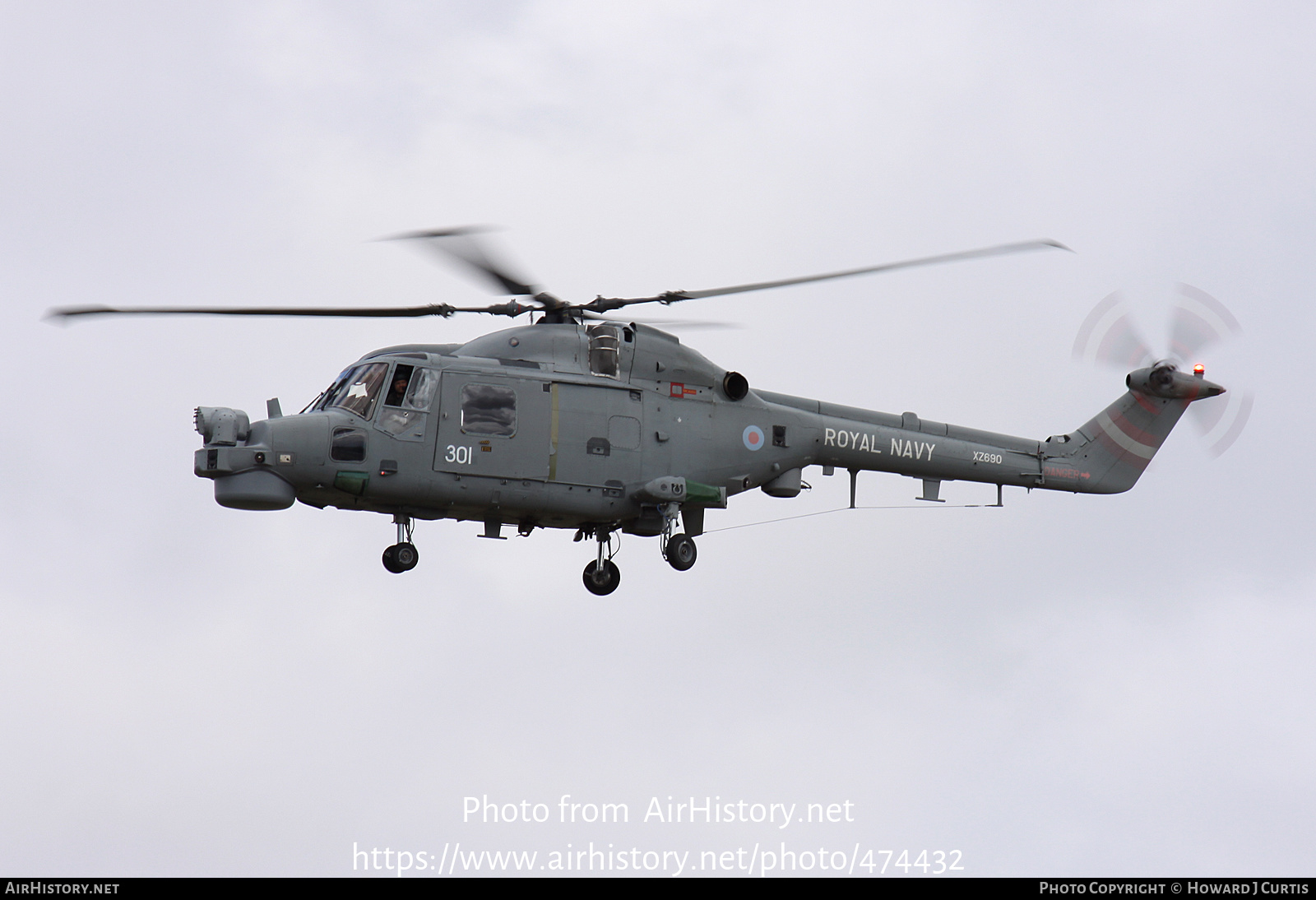 Aircraft Photo of XZ690 | Westland WG-13 Lynx HMA8DSP | UK - Navy | AirHistory.net #474432