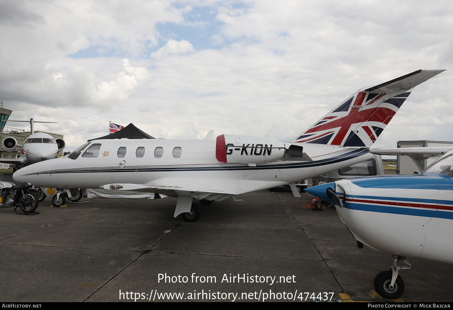 Aircraft Photo of G-KION | Cessna 525 CitationJet | AirHistory.net #474437