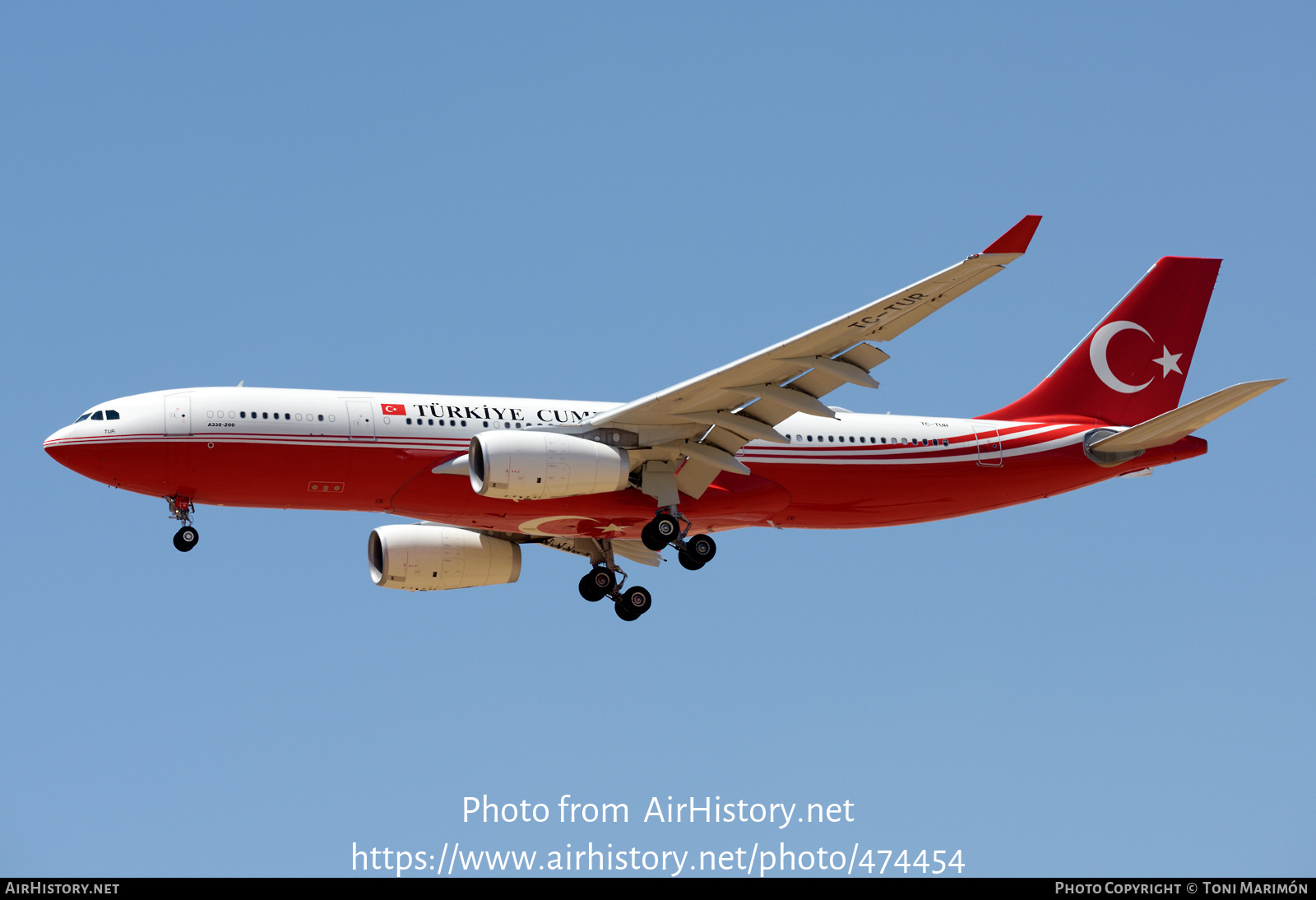 Aircraft Photo of TC-TUR | Airbus A330-243 | Turkey Government | AirHistory.net #474454