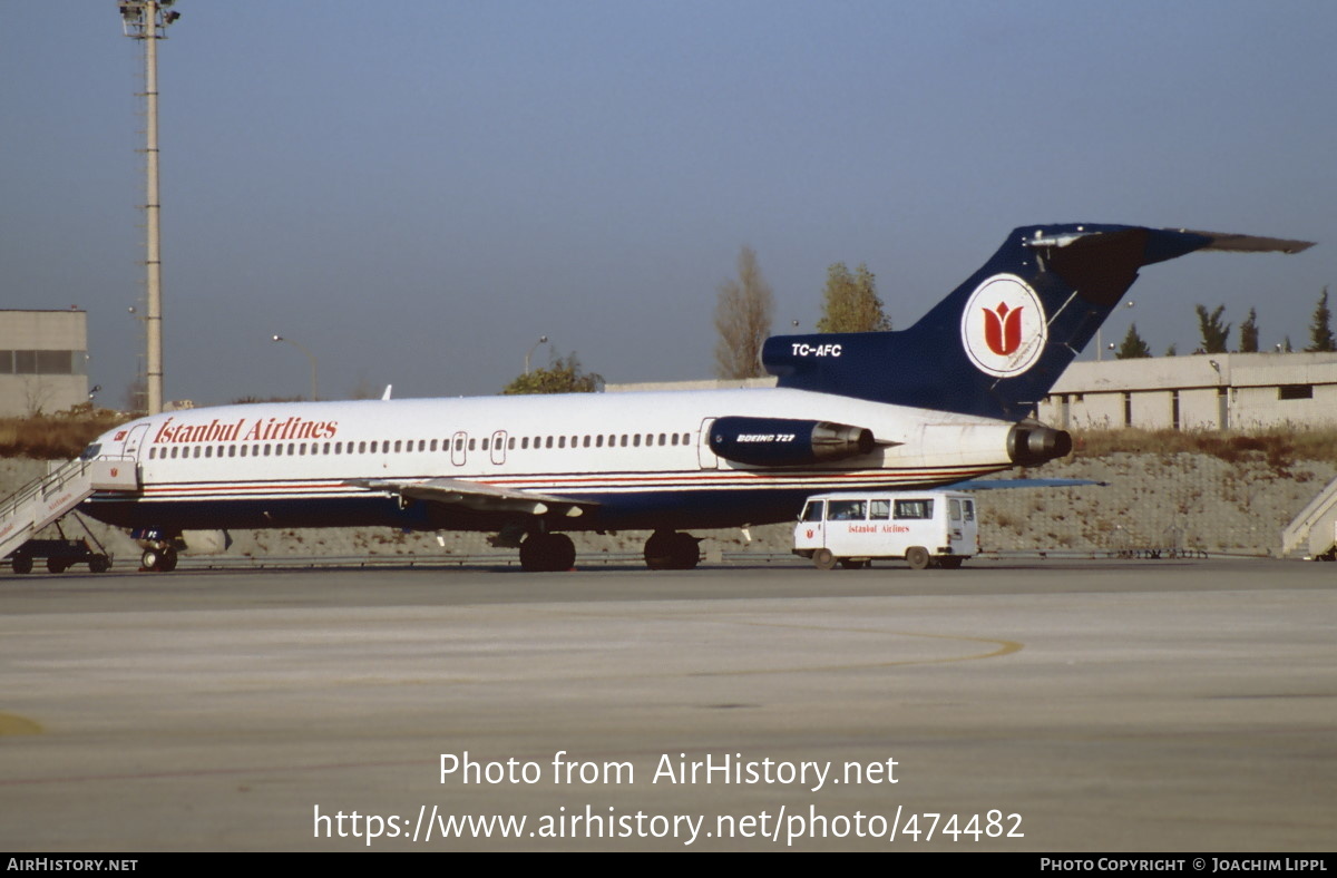 Aircraft Photo of TC-AFC | Boeing 727-228 | Istanbul Airlines | AirHistory.net #474482