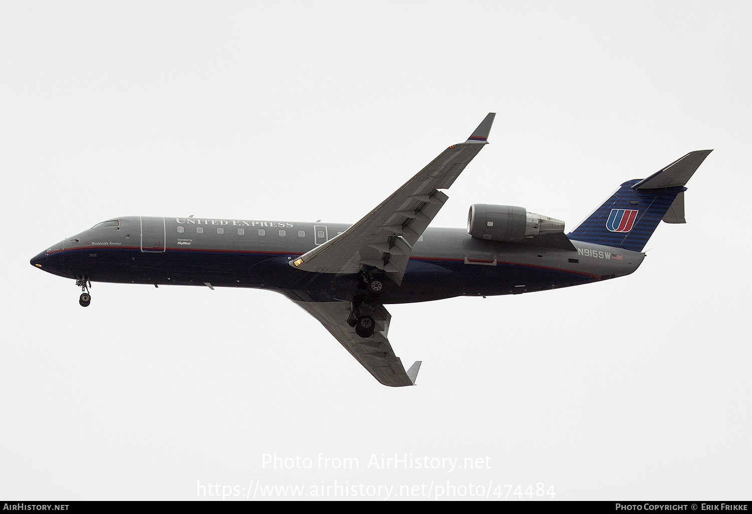 Aircraft Photo of N915SW | Bombardier CRJ-200LR (CL-600-2B19) | United Express | AirHistory.net #474484