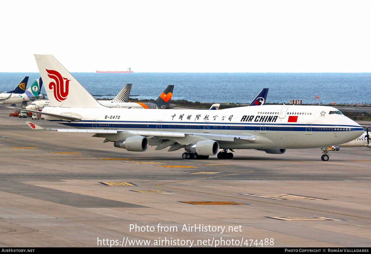 Aircraft Photo of B-2472 | Boeing 747-4J6 | Air China | AirHistory.net #474488