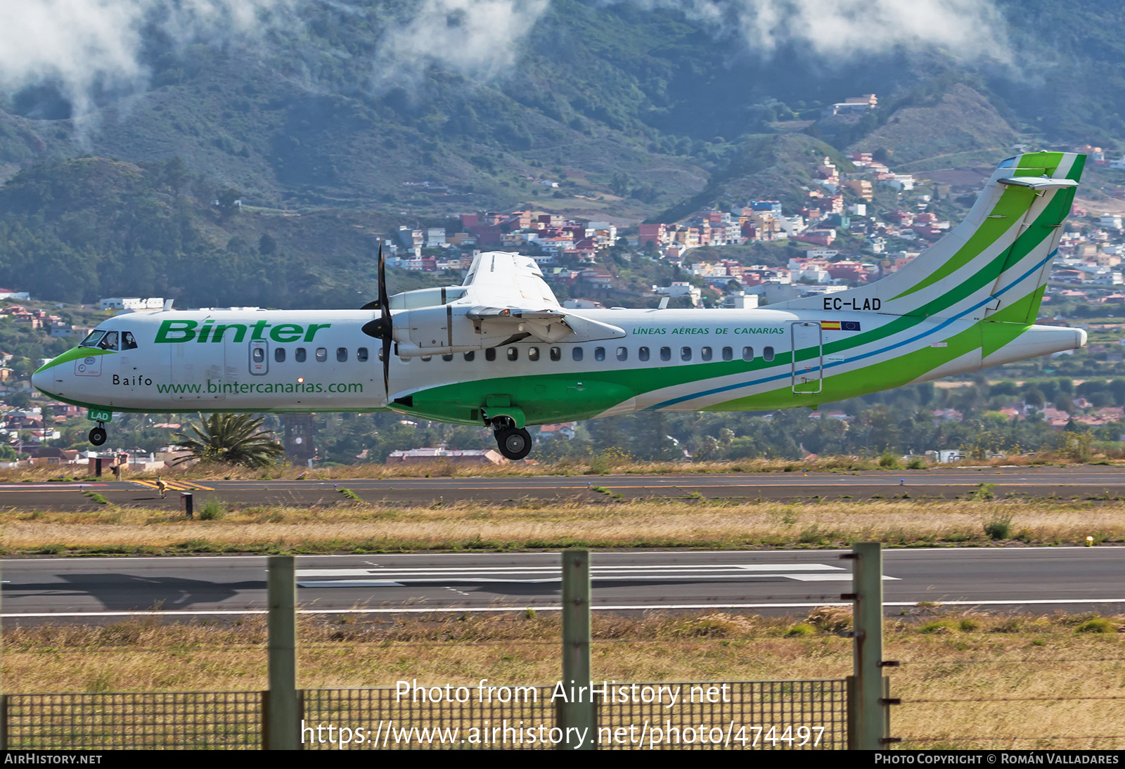 Aircraft Photo of EC-LAD | ATR ATR-72-500 (ATR-72-212A) | Binter Canarias | AirHistory.net #474497