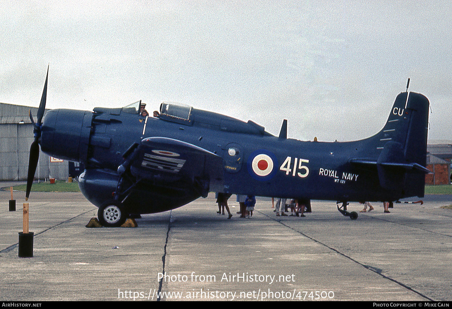 Aircraft Photo of WT121 | Douglas AD-4W Skyraider AEW1 | UK - Navy | AirHistory.net #474500